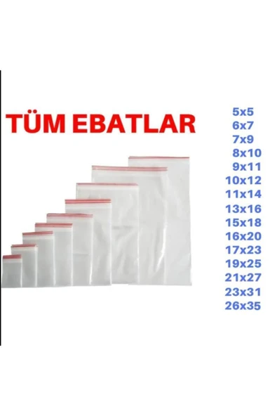 Poppy Kilitli Naylon Torba 13x16 100'lü - 3