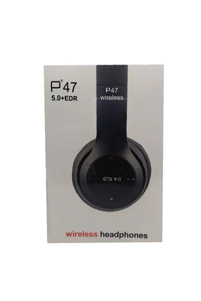 P47 Wireless Kulaklık P47 Wireless Headphone Radyolu Versiyon P47 Kulaklık P47 Bluetooth - 4
