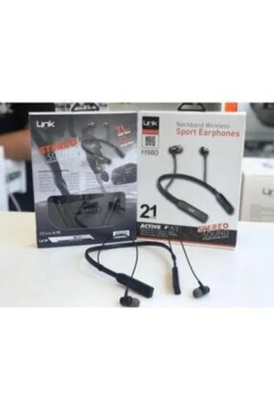 Linktech H980 Bluetooth Kulaklık Neckband Boyun Askılı Siyah - 2