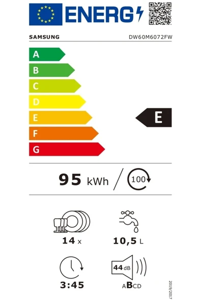 Samsung DW60M6072FW, 7 Programlı Solo Bulaşık Makinesi, 14 Kişilik Yıkama Kapasitesi - 4