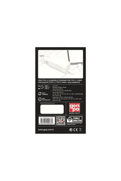 Genpa 65w Güç Adaptörü Ve Type-c Kablo( Xiaomi Serilerinde Süper Şarj Desteği Mevcuttur) - 3