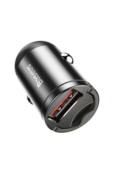 Baesus Usb Port 30w Hızlı Araç Şarj Cihazı Tiny Star Mini Quick Şarj  Siyah
