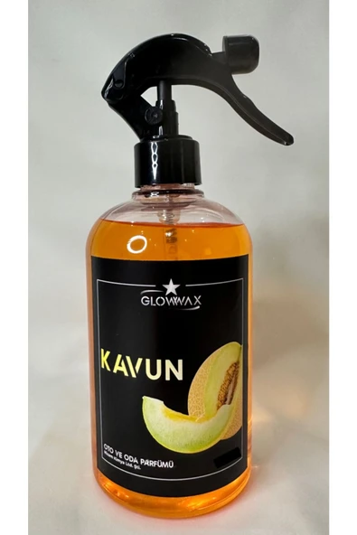 GLOWWAX Oto Ve Oda Parfümü 'kavun' Aromalı 500 Ml Triger (püskürtmeli Başlık) Hediyeli