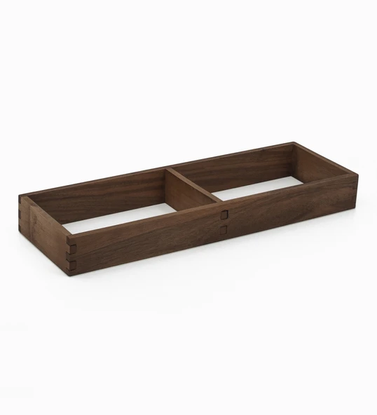 Woodsaka Yoi Ayarlanabilir Masaüstü Organizer & Aksesuar Kutusu - Ceviz - 20.2cm x 14.2cm x 4cm - Resim 6