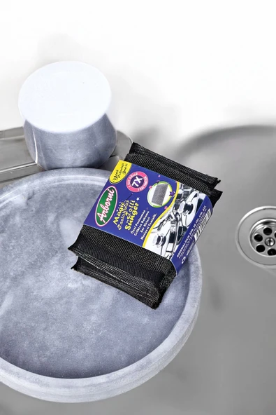BAR-PACK Paslanmaz Inox Sihirli Telli Sünger 2'li Paket