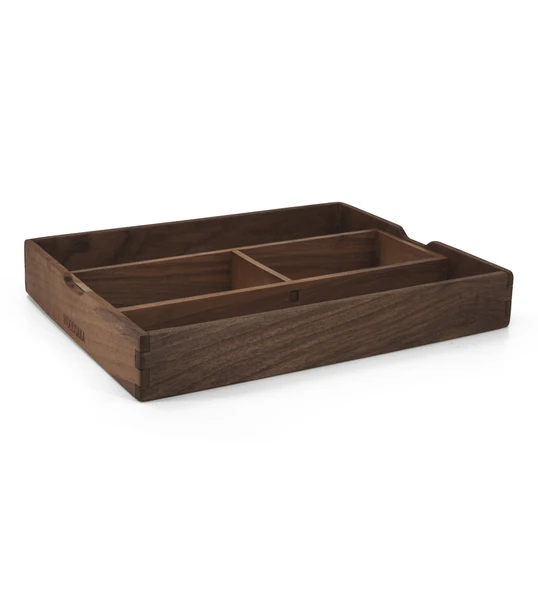 Woodsaka Yoi Ayarlanabilir Masaüstü Organizer & Aksesuar Kutusu - Ceviz - 20.2cm x 14.2cm x 4cm ürün görseli