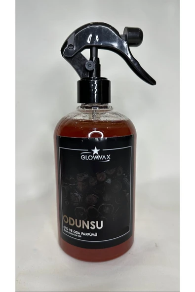 GLOWWAX Oto Ve Oda Parfümü 'odunsu' Koku 500 Ml Triger (püskürtmeli Başlık) Hediyeli