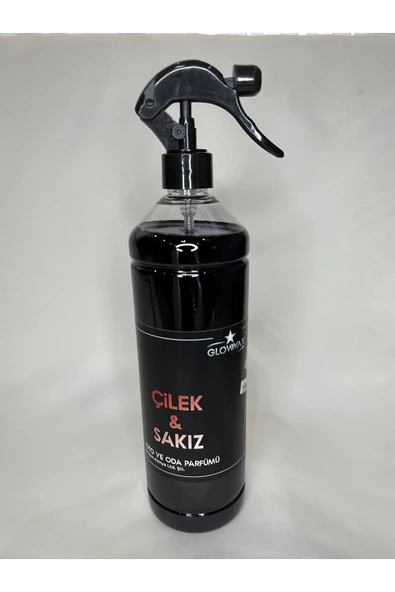 GLOWWAX Oto Ve Oda Parfümü 'çilek&sakız' Aromalı 1 Litre Triger (PÜSKÜRTMELİ BAŞLIK) Hediyeli
