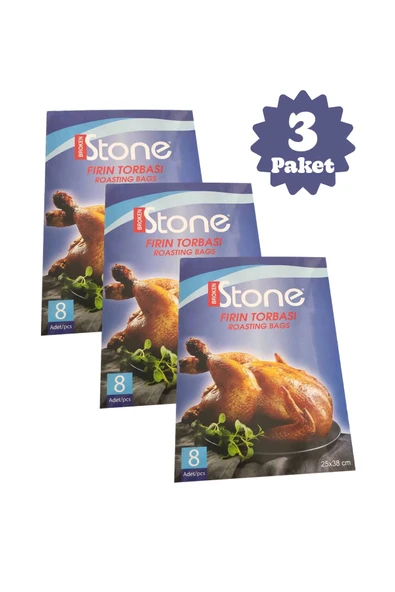 Broken Stone Yanmaz Fırın Torbası 3 Paket