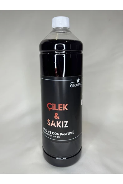 GLOWWAX Oto Ve Oda Parfümü 'çilek&sakız' Aromalı 1 Litre Triger (PÜSKÜRTMELİ BAŞLIK) Hediyeli - 2