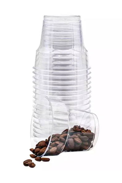 BAR-PACK Kristal Plastik Bardak/Kup Bardak 50 Adet - 2
