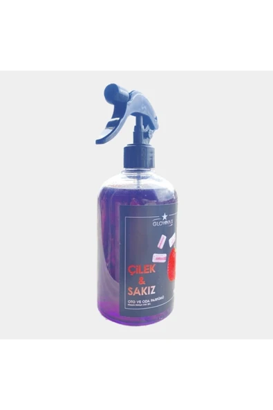 GLOWWAX Oto Ve Oda Parfümü 'çilek&sakız' Aromalı 500 ml Triger (PÜSKÜRTMELİ BAŞLIK) Hediyeli - Resim 3