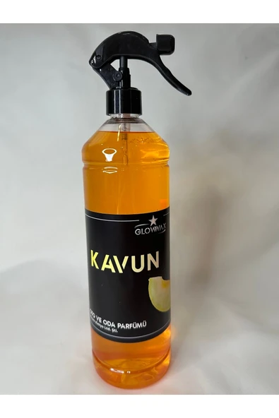 GLOWWAX Oto Ve Oda Parfümü 'kavun' Aromalı 1 Litre Triger (püskürtmeli Başlık) Hediyeli