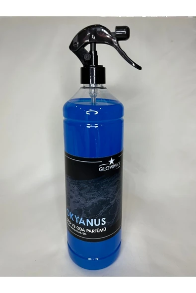 GLOWWAX Oto Ve Oda Parfümü 'okyanus' Kokusu 1 Litre Triger (püskürtmeli Başlık) Hediyeli