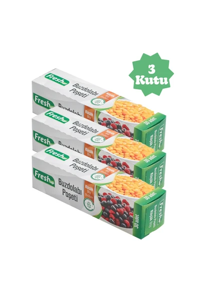 FRESHUP Buzdolabı Poşeti Küçük Boy 3 Kutu