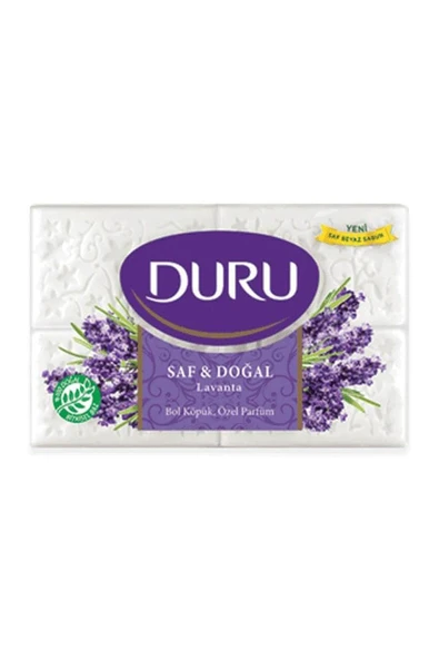 Duru Kalıp Sabun Lavanta 4'lü Paket