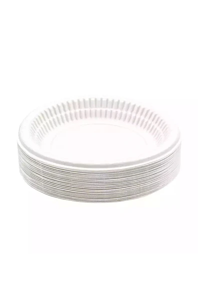BAR-PACK Plastik Tabak Orta Boy 170 mm Eko 100 Adet - 2