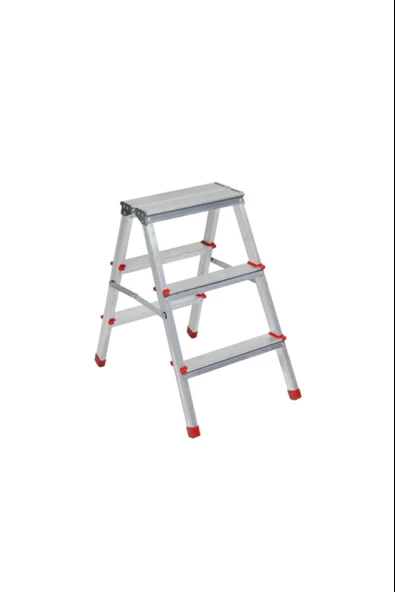 ASVERA 3+3 Çift Çıkışlı Profil Merdiven – Güvenli, Kaymaz, Ev & İş Yeri Kullanımı İçin - Resim 3