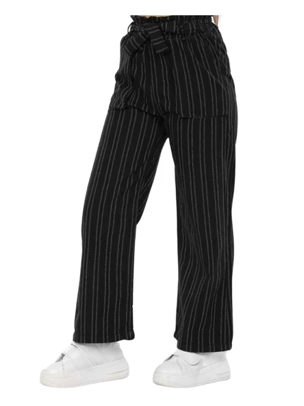 TORBA CEPLİ KEMER TOKALI KIZ PANTOLON