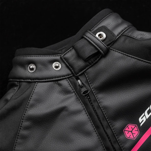 SCOYCO JK 153 W KORUMALI KADIN MOTOSİKLET MONTU PEMBE - Resim 10