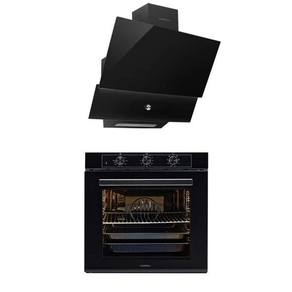 LUXELL 2 Lİ SİYAH CAM SET (DAVLUMBAZ-FIRIN)