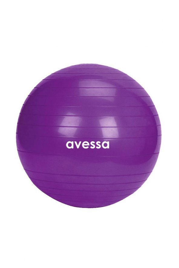 Avessa 55 cm Pilates Topu Mor