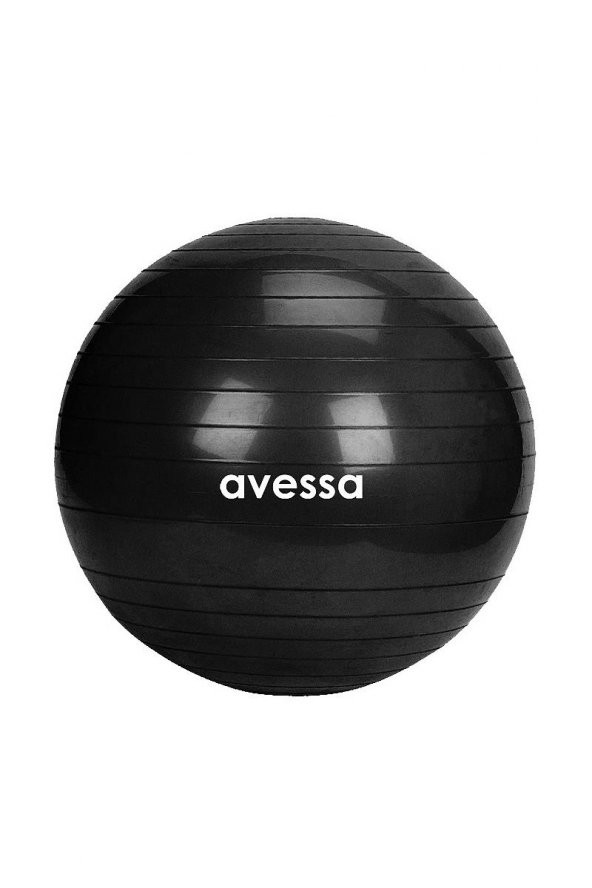 Avessa 55 cm Pilates Topu Siyah