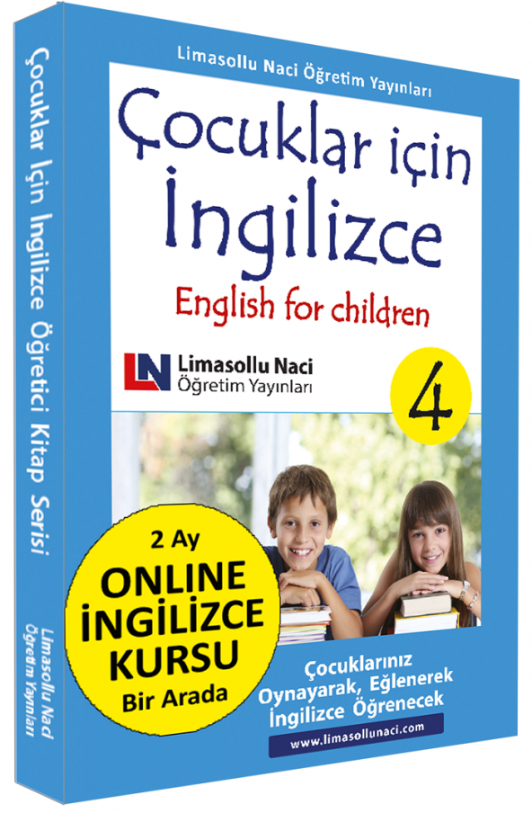 Çocuklar için İngilizce Kitap Serisi +2 Ay Online İngilizce Kursu