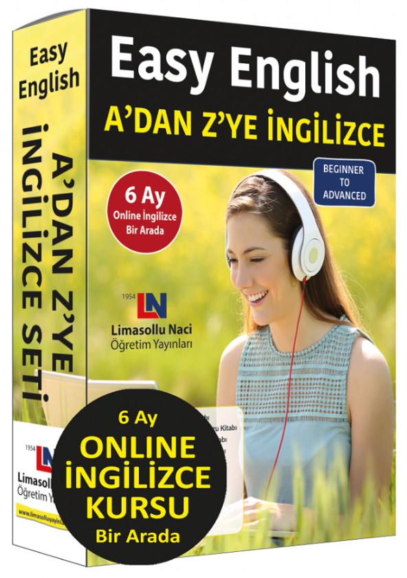 Easy English ADan ZYe İngilizce Eğitim Seti + 6 Ay Online Kurs