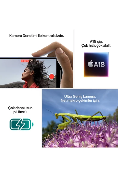 Apple iPhone 16 256GB Beyaz