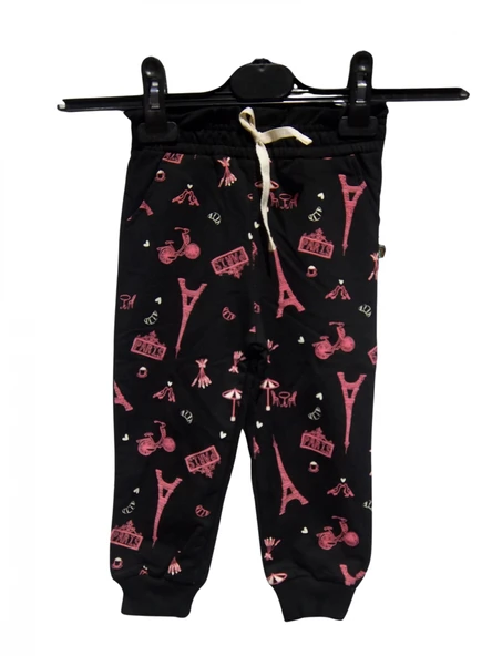 PARİS BASKILI KIZ TEK ALT - Resim 3