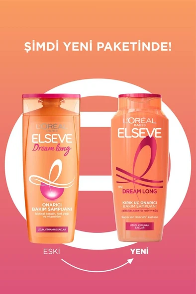 Elseve Dream Long Onarıcı Bakım Şampuanı 300 ml - 6
