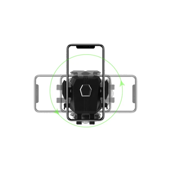 Adaman Premium Serisi A057 Teleskopik Güçlü Yapıştırıcılı Vantuzlu Araç Içi Telefon Tutucu Car Holder - 4