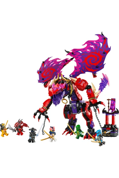 ® NINJAGO® Thunderfang Kaos Ejderhası 71832 - 8+ Yaratıcı Oyuncak Yapım Seti (668 Parça) - 7