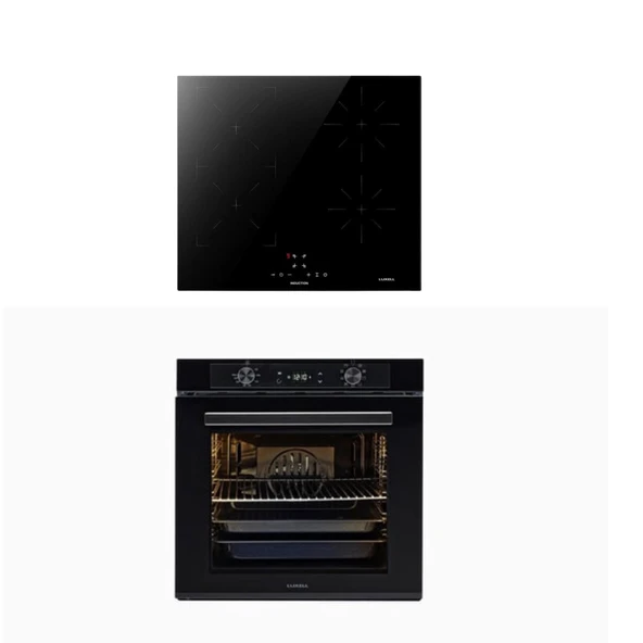 LUXELL 2 Lİ SİYAH CAM SET (OCAK-FIRIN)