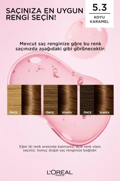 Loreal Paris Excellence Creme Saç Boyası 5.3 Koyu Karamel - Resim 6