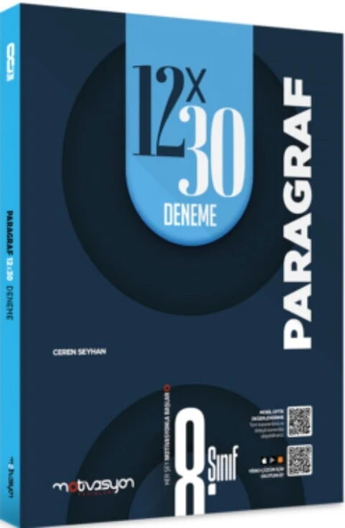 Motivasyon Yayınları 8. Sınıf Paragraf Deneme