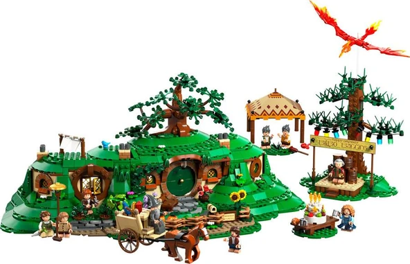 LEGO Icons 10354 The Lord of the Rings: The Shire - Resim 3
