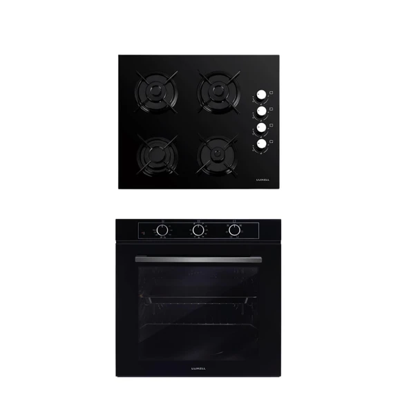 LUXELL 2 Lİ SİYAH CAM SET (OCAK-FIRIN)