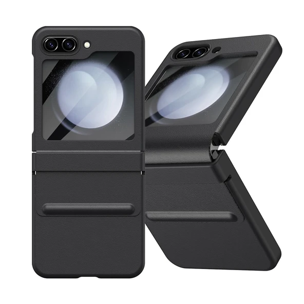 Samsung Galaxy Z Flip 5 Siyah Menteşe Korumalı Kılıf - 2