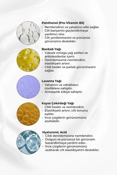 WIWIFY  Su Bazlı Yoğun Nemlendirici Yüz Kremi 100 ml Tüm Cilt Tipleri 24 Saat Etkili - 3