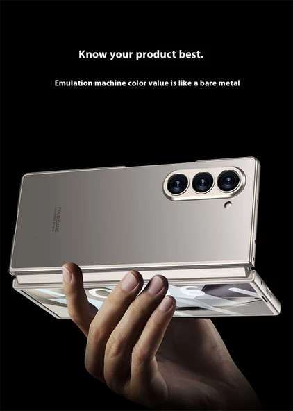 Samsung Galaxy Z Fold 6 Gri Düşmeye Karşı Korumalı Kılıf - 3