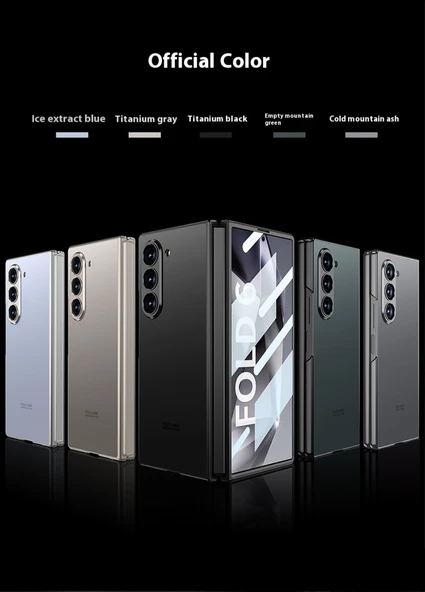 Samsung Galaxy Z Fold 6 Gri Düşmeye Karşı Korumalı Kılıf - 9