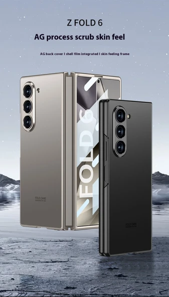 Samsung Galaxy Z Fold 6 Gri Düşmeye Karşı Korumalı Kılıf - 2