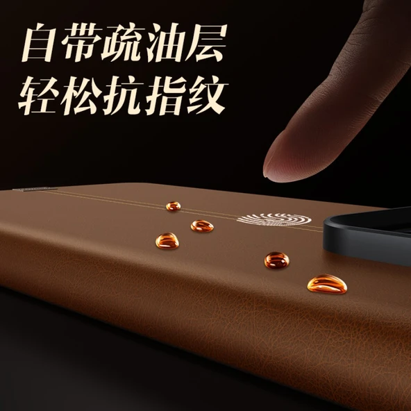 Xiaomi 14 Uyumlu Premium Deri Manyetik Kılıf - Gri - 7