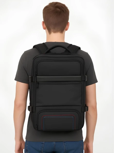 Seyahat Sırt Çantası Laptop Bölmeli Genişletilebilir 17.3" İnç USB Aparatlı 8683255013791