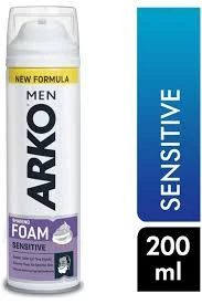 ARKO TRAŞ KÖPÜĞÜ 200 ML.SENSITIVE