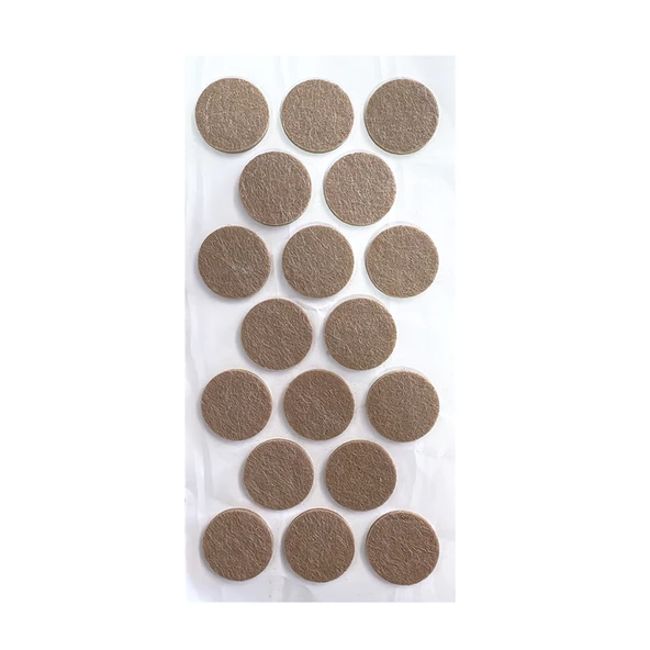 Zemin Koruyucu Yapışkanlı Keçe 30x30mm Yuvarlak