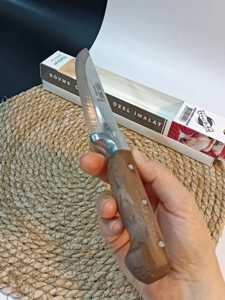 Cavit İnox Kasap Bıçağı Deri Yüzme 25 Cm - 2