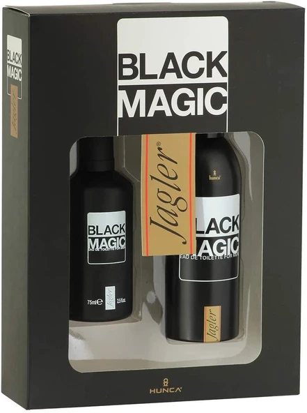 Jagler Black Magic 75 ml EDT + 150 ml Deodorant Erkek Gofre - 1